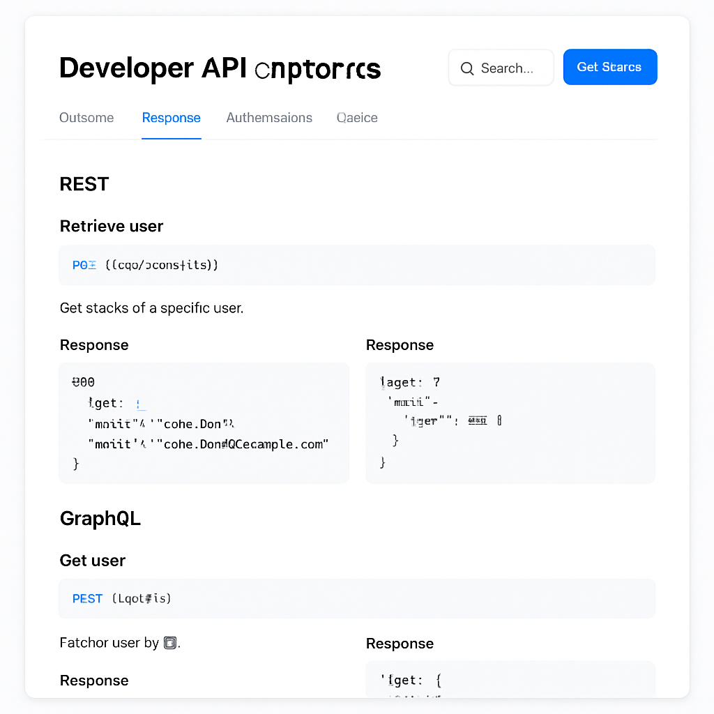 Unified API Platform interface