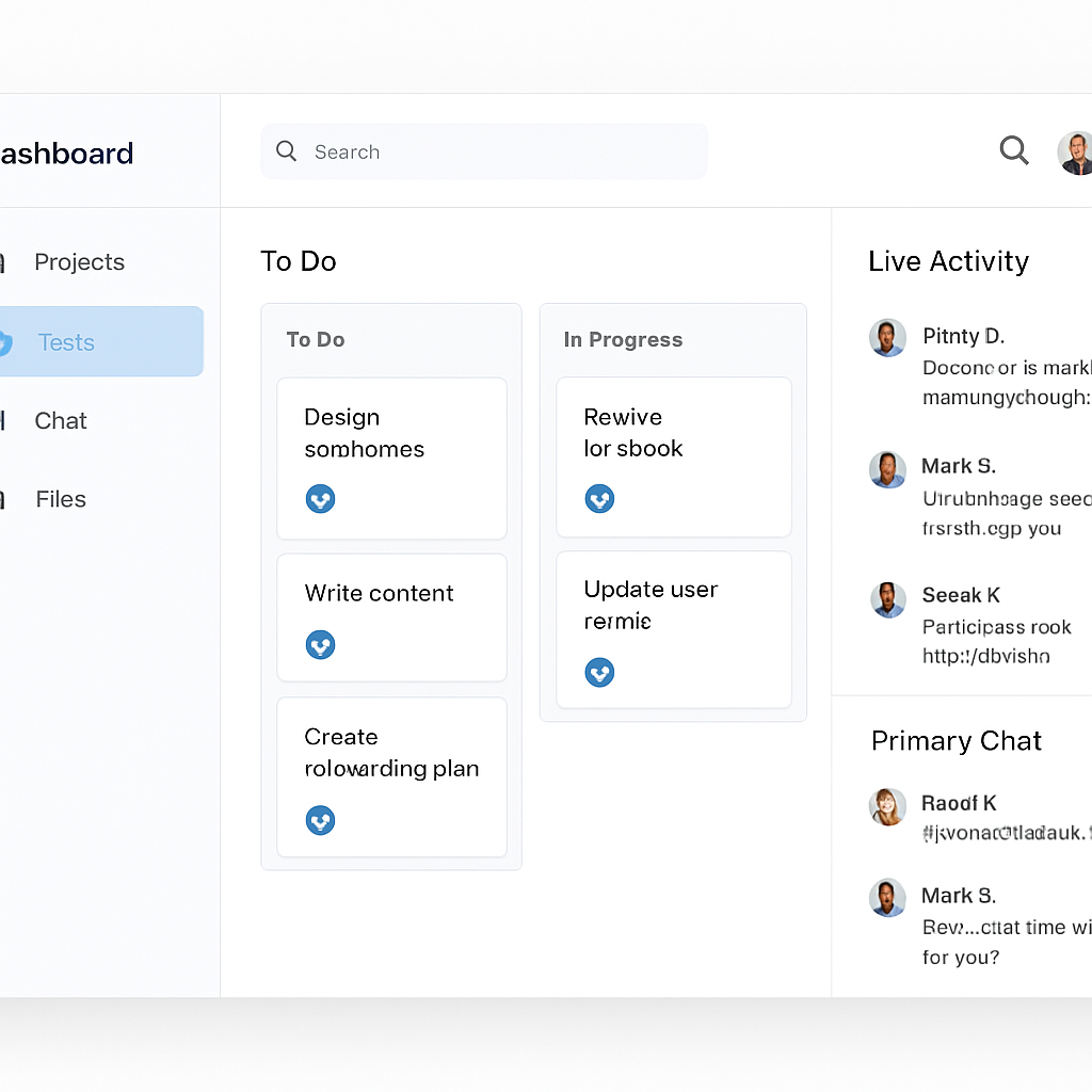Teamflow — Realtime Collaboration interface