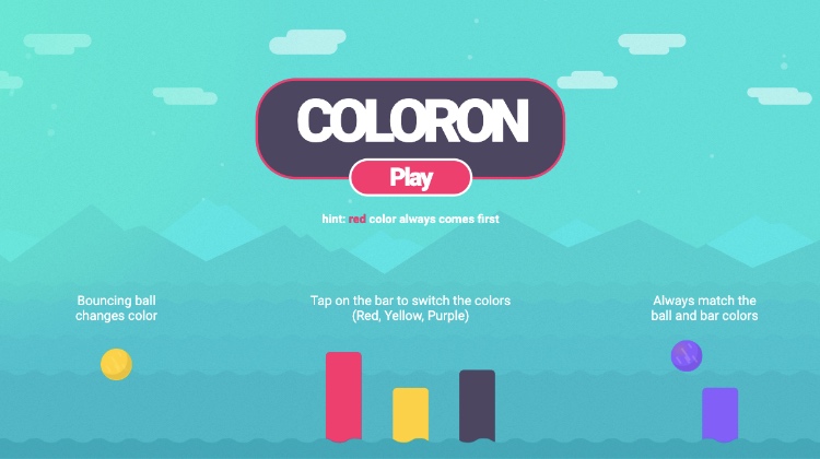 Coloron Game In JavaScript