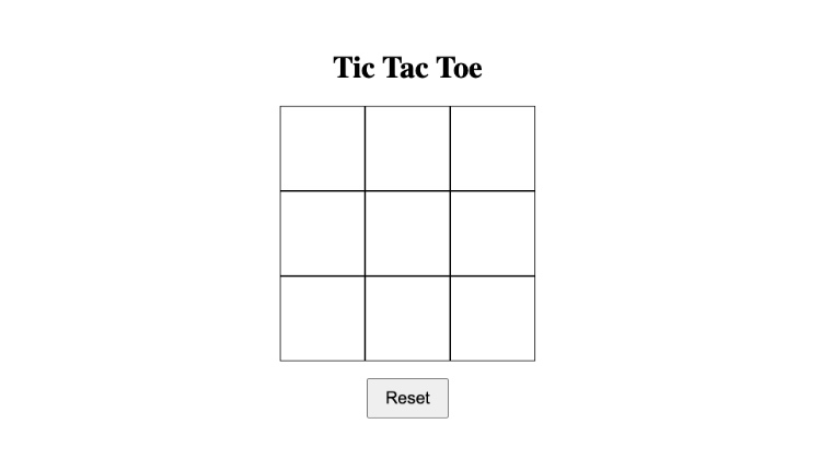 Create a Tic Tac Toe game in JavaScript
